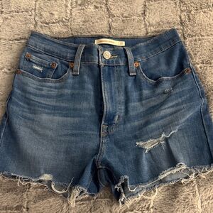 Denim Distressed Women Shorts